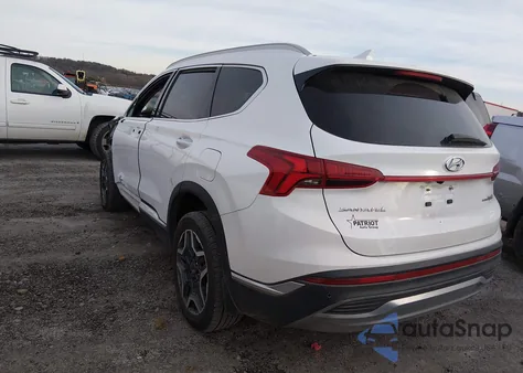 2023 Hyundai Santa Fe Hybrid Sel Premium z USA, uszkodzony, nr VIN 5NMS3DA12PH007444